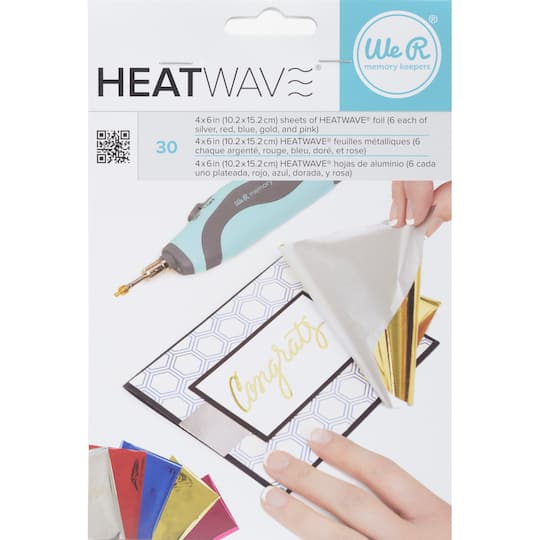 We R Memory Keepers&#xAE; Heatwave&#xAE; Multicolor 4&#x22; x 6&#x22; Foil, 30 Sheets